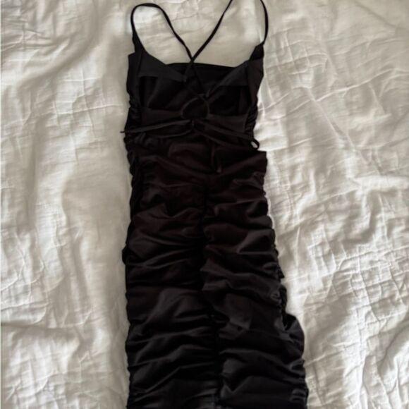 oh polly lace up criss cross back size 0 black - Picture 16 of 16